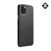 CELLULARLINE iPhone 12 Pro Max CELLULARLINE ELITE műanyag telefonvédő mikrofiber belső, valódi bőr hátlap, FEKETE