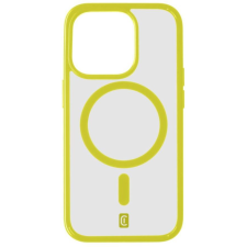 CELLULARLINE Pop Mag hátlap Magsafe támogatással Apple iPhone 15 Pro Max készülékhez, átlátszó / lime (POPMAGIPH15PRML) tok és táska