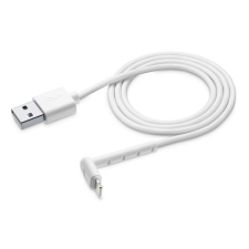 CELLULARLINE STAND adatátvitel kábel és töltő (USB - lightning 8pin, gyorstöltés támogatás, 120cm, 90 fokos, MFI) FEHÉR Apple IPAD, Apple IPAD (3rd Generation), Apple IPAD (4th Generation), tablet kellék