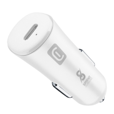 CELLULARLINE USB-A Autós töltő - Fehér (25W) mobiltelefon kellék