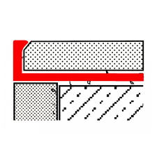 Celox OX Stone KL Kőszőnyeg lépcső natúr alu élvédő 10x3000 mm Kavicsbevonat szegély profil alumínium kavicsbevonat lezáró élvédő, sín, szegélyelem