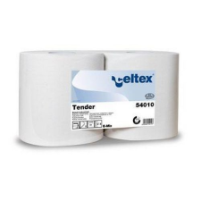 CELTEX Tender 500 ipari papírtörlők 2 rétegű, 500 lap, fehér, 2 db higiéniai papíráru