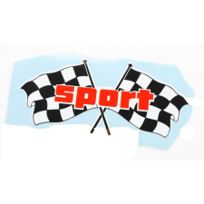  Célzászló matrica sport információs címke