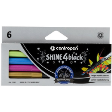 Centropen 2590 Metallic stresszoldó kifestő marker, 6 db filctoll, marker