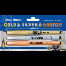Centropen 2670 arany, ezüst és bronz (626700301) filctoll, marker
