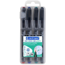 Centropen 4606/4 CD Marker szett, tokban (8595013631850) filctoll, marker