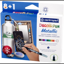 Centropen Decor Pen 2737, metálszínek, 9 db (8595013645529) filctoll, marker