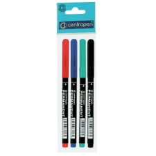 Centropen OHP M alkoholos rostirón kerek hegy 1mm 2536 4db-os készlet filctoll, marker