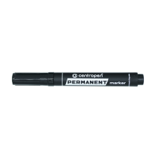 Centropen Permanent marker 1-4,6mm, vágott hegyű, Centropen 8576 fekete filctoll, marker