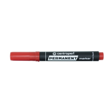 Centropen Permanent marker 1-4,6mm, vágott hegyű, Centropen 8576 piros filctoll, marker