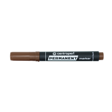 Centropen Permanent marker 2,5mm, kerek végű, Centropen 8566 barna filctoll, marker