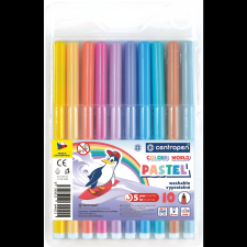 Centropen RED 7550 Marker, pasztellszínek, 10 db (8595013644515) filctoll, marker