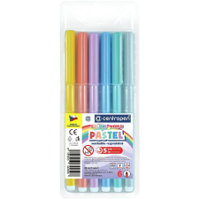 Centropen RED 7550 Marker, pasztellszínek, 6 db filctoll, marker