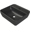 CeraStyle ANTRACIT MATT CERASTYLE ONE TOP COUNTER -SZÖGLETES- PULTRA ÜLTETHETŐ PORCELÁN MOSDÓ 46 X 42 CM