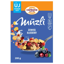 Cerbona Áfonyás müzli 200 g (dobozos) reform élelmiszer