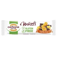  Cerbona Big gluténmentes müzliszelet (Csokoládés-Narancsos) 35 g reform élelmiszer