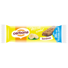 Cerbona Cerbona szelet banános 20 g reform élelmiszer