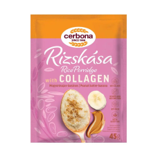 Cerbona földimogyoróvajas-banános rizskása kollagénnel - 45 g reform élelmiszer