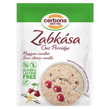 Cerbona glutén- és laktózmentes meggyes-vaniliás zabkása 50 g reform élelmiszer