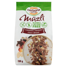 Cerbona GM Müzli csoki-mandula 200 g csokoládé és édesség