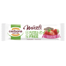 Cerbona GM. szelet Epres-Chia 35 gr. csokoládé és édesség