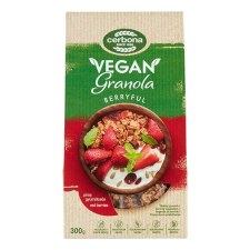 Cerbona Granola CERBONA Vegán piros gyümölcsös 300g reform élelmiszer