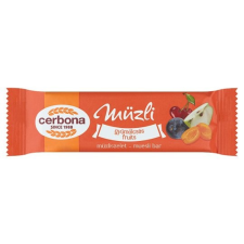  Cerbona gyümölcsös müzliszelet 20 g reform élelmiszer