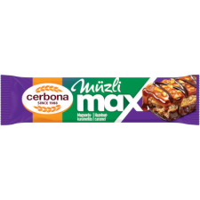 Cerbona Kft. Cerbona Max szelet 30g Mogyoró-karamell csokoládé és édesség