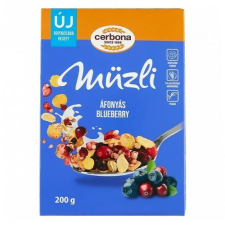 Cerbona Müzli CERBONA áfonyás dobozos 200g reform élelmiszer