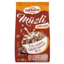 Cerbona Müzli CERBONA csokis 200g alapvető élelmiszer