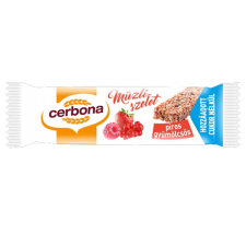 Cerbona müzliszelet piros gyümölcsös, hozzáadott cukor nélküli - 20g csokoládé és édesség