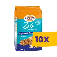 Cerbona Nagyszemű zabpehely 500g (Karton - 10 db) reform élelmiszer