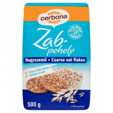  Cerbona zabpehely nagyszemű lapított 500g/10/ reform élelmiszer