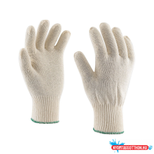  Cérnakesztyű 2 szálas kötött méret: 10 Impala törtfehér védőkesztyű