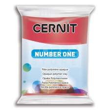 Cernit süthető gyurma N°1, 56 g - sötétpiros 25021 süthető gyurma