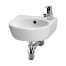 Cersanit Parva mosdótál 40x32 cm félkör alakú fehér K27-009-P fürdőkellék