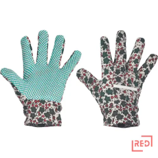 CERV AVOCET textil kesztyű pöttyökkel/Honey