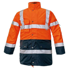 Cerva BIROAD kabát (narancs*, M) láthatósági ruházat