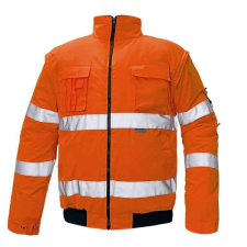 Cerva CLOVELLY 2in1 pilóta dzseki (narancs*, XL) láthatósági ruházat
