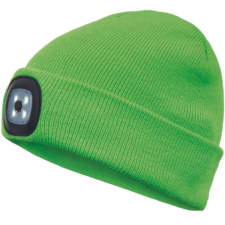 Cerva DEEL LED sapka fejlámpával (zöld munkaruha