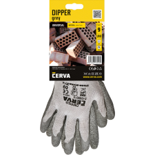 Cerva DIPPER kesztyű akasztófüllel szürke 10 védőkesztyű