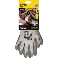 Cerva Dipper munkavédelmi kesztyű szürke színben