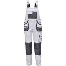 Cerva FF Carl BE-01-004 Kantáros Nadrág Fehér/Szürke - 62 munkaruha