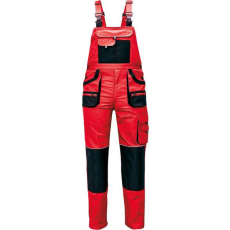 Cerva FF Carl BE-01-004 Kantáros Nadrág Piros/Fekete - 62