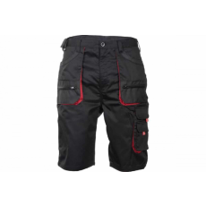 Cerva FF Carl Be-01-009 Munkás Rövidnadrág Fekete/Piros - 46