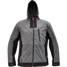 Cerva HUYER SOFTSHELL kabát (sötétszürke/fekete, M) munkaruha