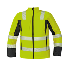 Cerva Malton jólláthatósági softshell kabát sárga színben munkaruha