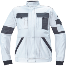 Cerva Max Summer Pamut Munka Kabát Fehér/Szürke - 48 munkaruha