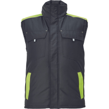 Cerva Max Vivo Munkás Mellény Fekete/Sárga - XXL munkaruha