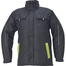 Cerva Max Vivo Téli Munkáskabát Fekete/Sárga - XXL